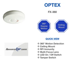 OPTEX FX-360 Ceiling Mount Motion Detector