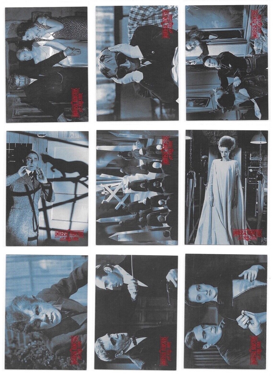 1996 Universal Monsters of the Silver Screen Trading Cards