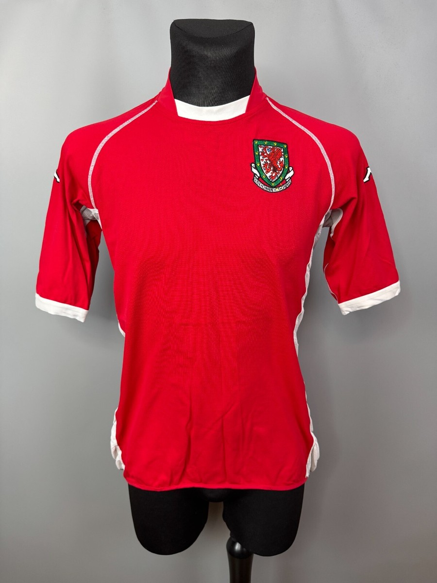ウェールズ代表 2002 Kappa ホーム半袖 ユニフォーム XXLサイズ WALES 2002 2004 HOME SHIRT FOOTBALL SOCCER JERSEY KAPPA MENS