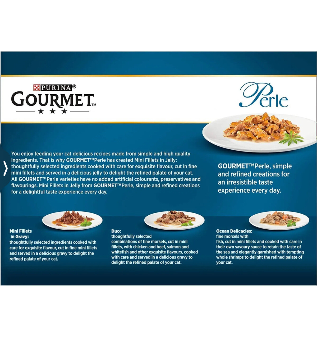 Gourmet Perle Country Medley In Jelly Wet Cat Food Pouches 12 x 85g eBay