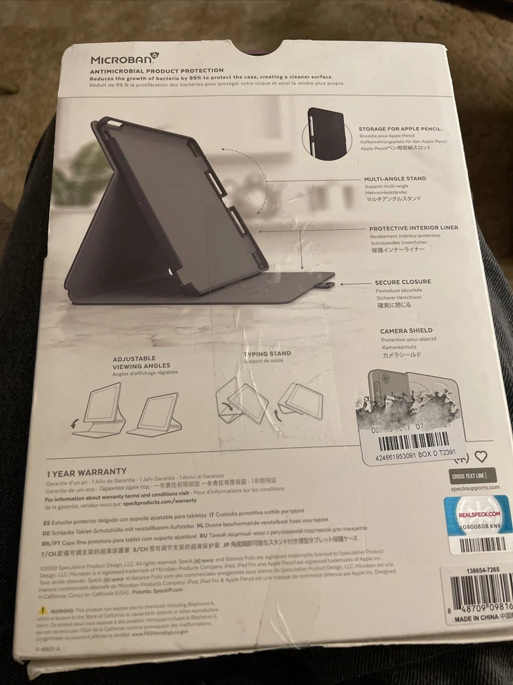 Speck BalanceFolio iPad Air 2019/2020 Case Also fits 10 5 inch iPad Pro - Image 2 of 4