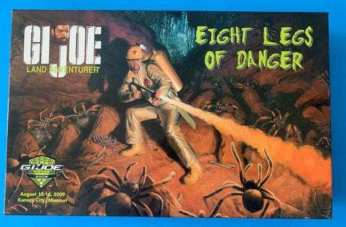GI JOE LAND ADVENTURE 2009 JOE CON EIGHT LEGS OF DANGER BOXED COMPLETE SET