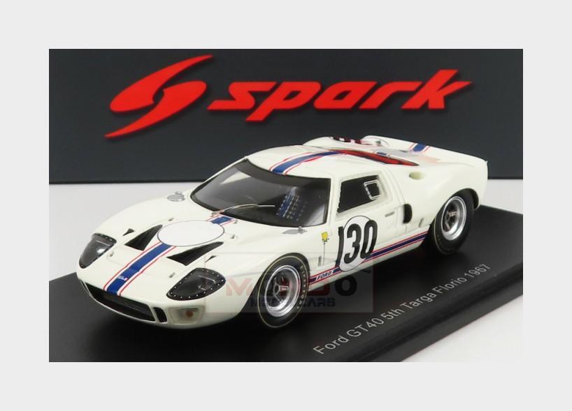 1:43 SPARK Ford Usa Gt40 Mkiv 7.0L V8 #130 Targa Florio 1967