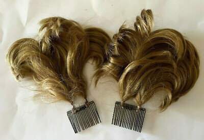 Soho Tiffany S02 Short Wired Updo Extension Ginger Blonde 2 Pieces 