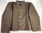 CIVIL WAR CS CSA CONFEDERATE INFANTRY BROW JEAN WOOL SHELL JACKET-LARGE 42R 44R