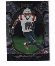 2022 PANINI SELECT FOOTBALL TYQUAN THORNTON CONCOURSE LEVEL ROOKIE CARD 93. rookie card picture
