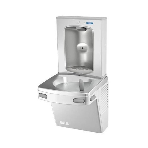 Drinking water fountain with bottle filler station,