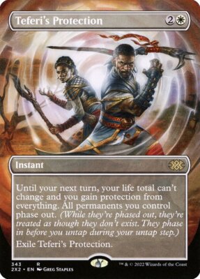Teferi's Protection (Borderless) Double Masters 2022 Foil