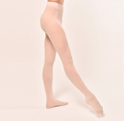 Calze Danza Classica microfibra collant rosa ballerine bambine