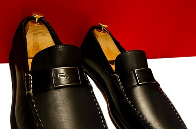 Salvatore Ferragamo Men’s Horse Bit Loafers US Size 9D 0400012298664_NERO?wid=600&hei  main image 2