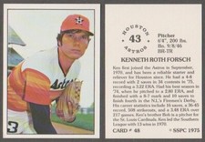 KEN FORSCH NM/MT+ - 1975 SSPC # 48 - HOUSTON ASTROS PITCHER - 50 YEARS OLD