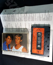 1983 Wham George Michael Fantastic Taiwan Ltd 11 Tracks Cassette W/Promo Insert