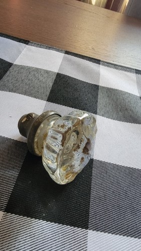 3 vecchi pomelli per porta in vetro vintage - Foto 4 di 11