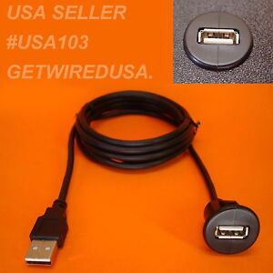 us seller DASH FLUSH MOUNT AUX USB 3.5MM 3-RCA MOUNTING DASHBOARD DOCK INPUT