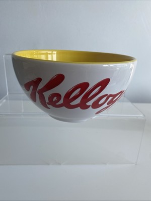 Werbe Kelloggs 2000 Team GB Keramik Frühstück Müslischale unbenutzt