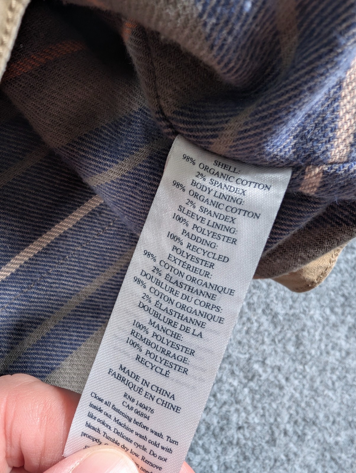 Faherty Stretch Blanked LIned CPO Jacket Mens Med… - image 5