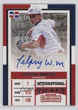 2017 Panini Contenders Draft Picks International Ticket Jelfry Marte Auto 0u2j