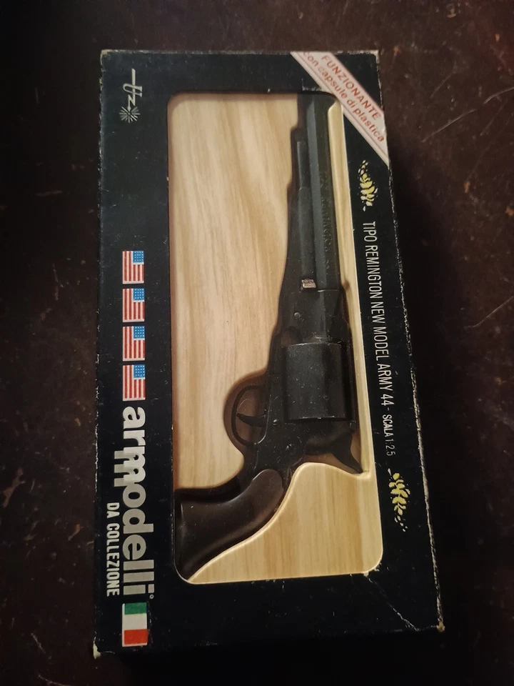 MAM ARMODELLI Remington n.m. 44 左轮手枪 SCALA 1/2,5 复古意大利制造 — 第 2/4 张图片
