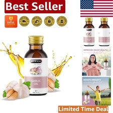 Pure Garlic Oil 1 Fl Oz - Versatile Hair  Scalp Nourishing Oil for All Types