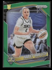 2025 Panini Prizm WNBA #2 Hailey Van Lith Green Prizms
