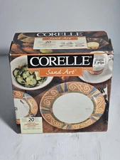  Corelle Sand Art 20 Pieces Dinnerware Set (New And Sealed)