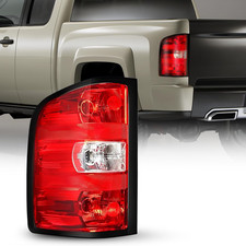2007-2013 Silverado 1500 2500HD 3500HD Driver Side Tail Light  Compatible Replace