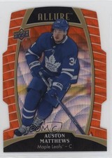 2019-20 Upper Deck Allure Orange Slice 150/199 Auston Matthews #5 s3g