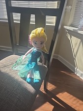 Kohl's Cares Disney's Frozen Elsa Green Princess 17" Doll Plush Any Age Soft 21