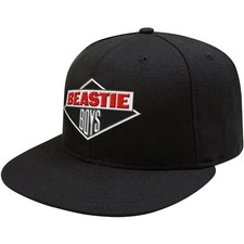 Beastie Boys Diamond Logo Black Snapback Cap NEW OFFICIAL