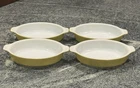 4 VTG Pyrex Mini Casserole / Au Gratin Baking Dishes Avocado Green #700 10oz