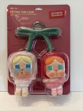 POP MART CRYBABY Crying For Love Plush Pendant Love You Cherry Much