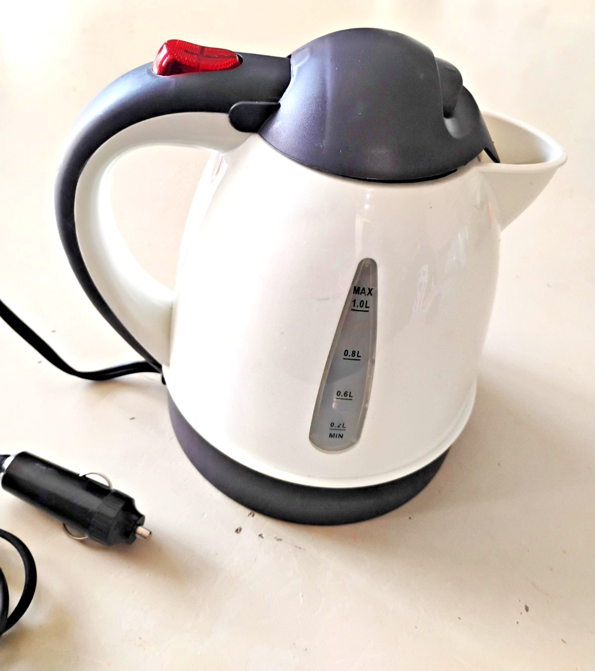 Truckers 24 Volt DC 1,000 Milliliter 1 Liter Portable Electric Travel Kettle