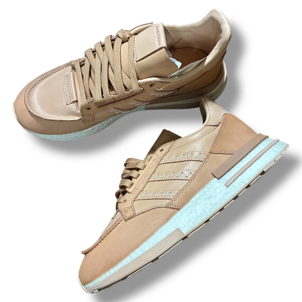 Hender Scheme デッキシューズ Hender Scheme x adidas ZX 500 Brown for Sale | Authenticity