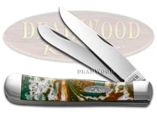 Case xx Trapper Knife Emerald River Corelon Stainless 6073ER Pocket Knives