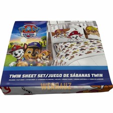 Twin Bed Sheet Set - 3 Piece Set Paw Patrol Marshall Skye Chase Rubble