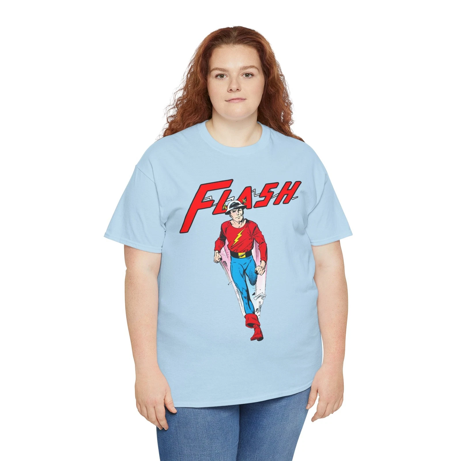 Golden Age Flash T-Shirt - John Byrne Art - DC Comics - Jay Garrick - JSA