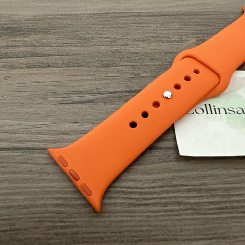 Hermes Apple Watch Orange Sport Band 38/40/41/42mm Authentic OEM Brand New - 第 2/5 張圖片