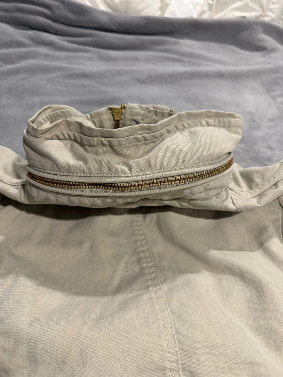 Scotch & Soda Amsterdam Couture Field Jacket Men S Beige Packaway Hood 130653 - product detail image 5
