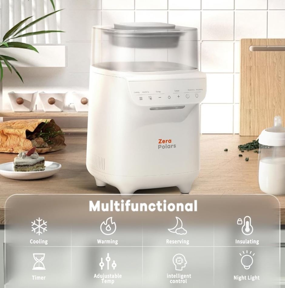 8 in 1 Baby Bottle Breastmilk Cooler & Warmer Newborn Essentials Must Have