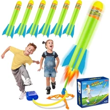 Toys Rocket Launcher for Kids, Christmas Stocking Stuffers for Ages 3 4 5 6 7...