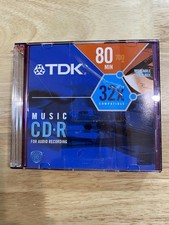 “Lot of X TDK Music CD-R 80 Min 700MB 32x Sealed Audio Recording Discs”