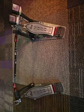 DW 9000 Double Bass Drum Pedal Good Condition