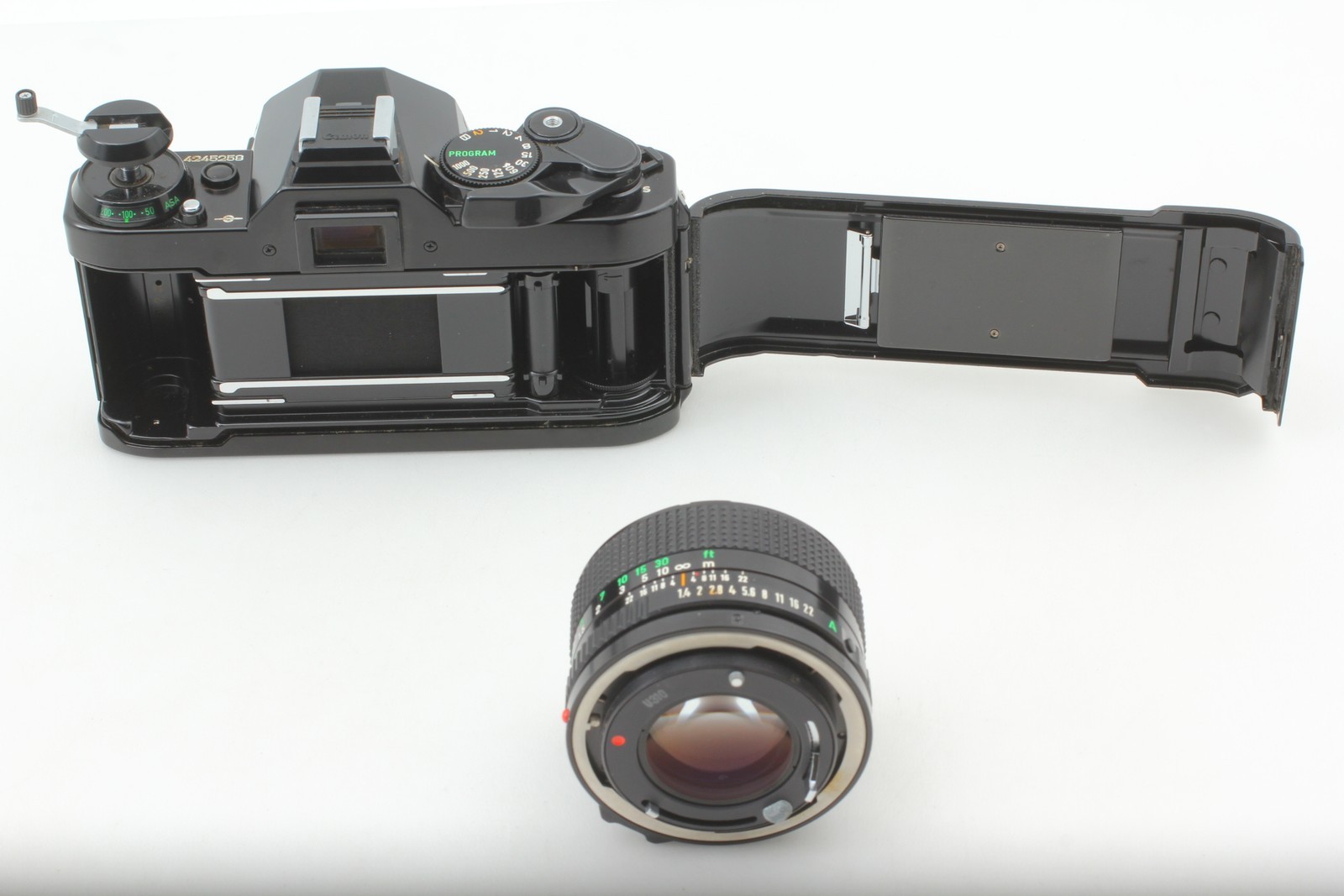 Canon AE-1 P Program fotocamera reflex 35 mm foto 6