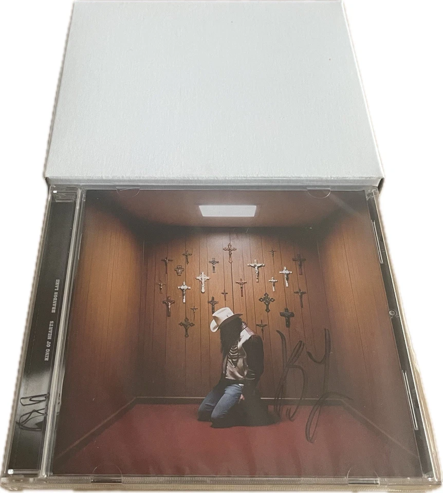 Limited Edition Brandon Lake King of Hearts Signed CD - New Songs w/ Jelly Roll Foto 2 de 4