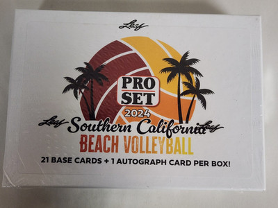 2024 Leaf Pro Set Southern California Beach Volleyball Factory Sealed Hobby Box 