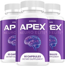 (3 Pack) Apex Neuro Elite Capsules – ApexNeuro Elite Natural Blend Memory Focus