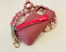 Handmade Gradient Colour Crochet Daisy Phone Strap Rainbow Cotton