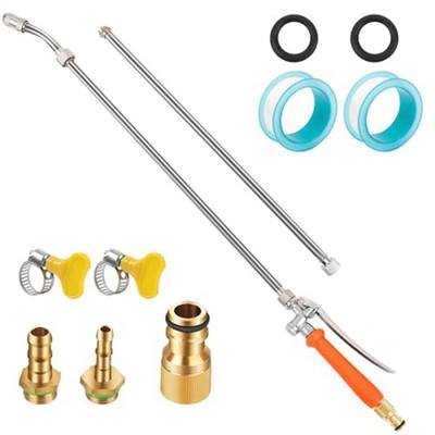 Easy to connect 44 Inch Spray Wand Stainless Steel with Shut off Valve