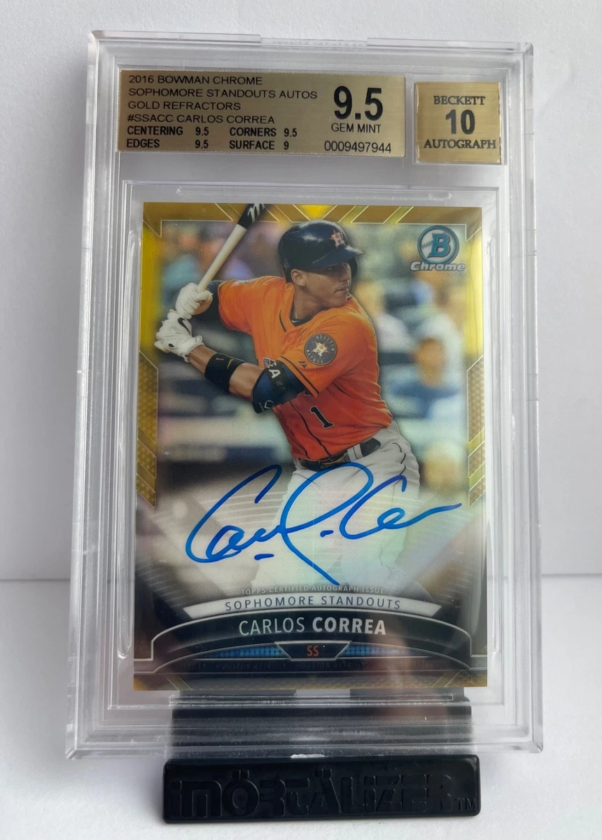 Bowman Carlos Correa Baseball Sports Trading Cards & Accessories