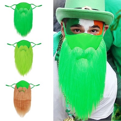 Fake Beard Face Cover für St. Patrick's Day Party Dekoration Irish Dwarf Beard